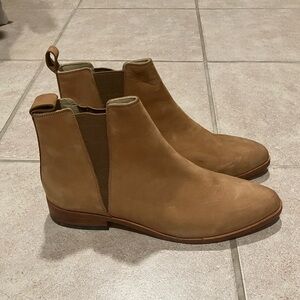 Nisolo Taupe Suede Ankle Boots